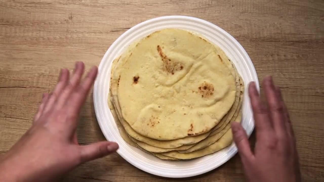 Лепёшка кукурузная на закваске